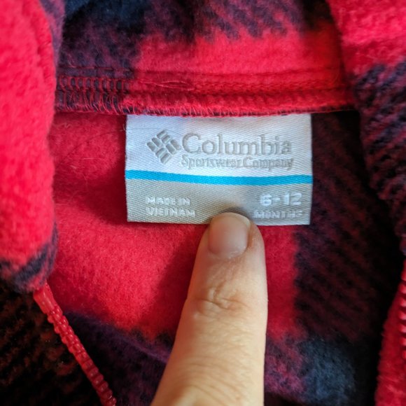 Columbia fleece baby bunting 6-12 month - Picture 2 of 3